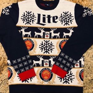 Miller Lite Holiday Sweater